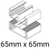 Knotwood Post 2 Way 65mm - 6500mm